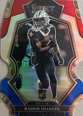 2022 Select #172 Premier Level Red & Blue Die-Cut