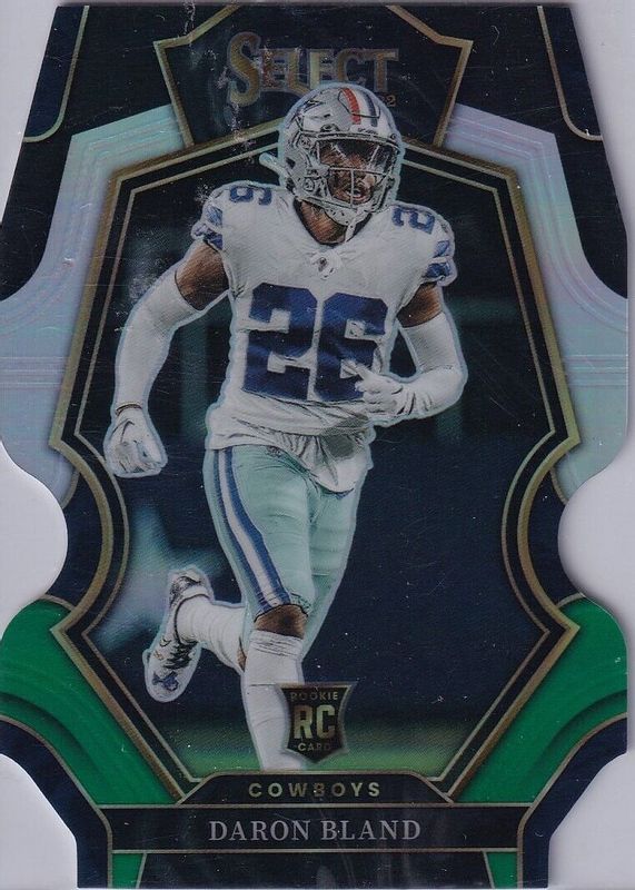 DaRon Bland 2022 Select #130 Premier Level Black & Green Die-Cut Rookie RAW