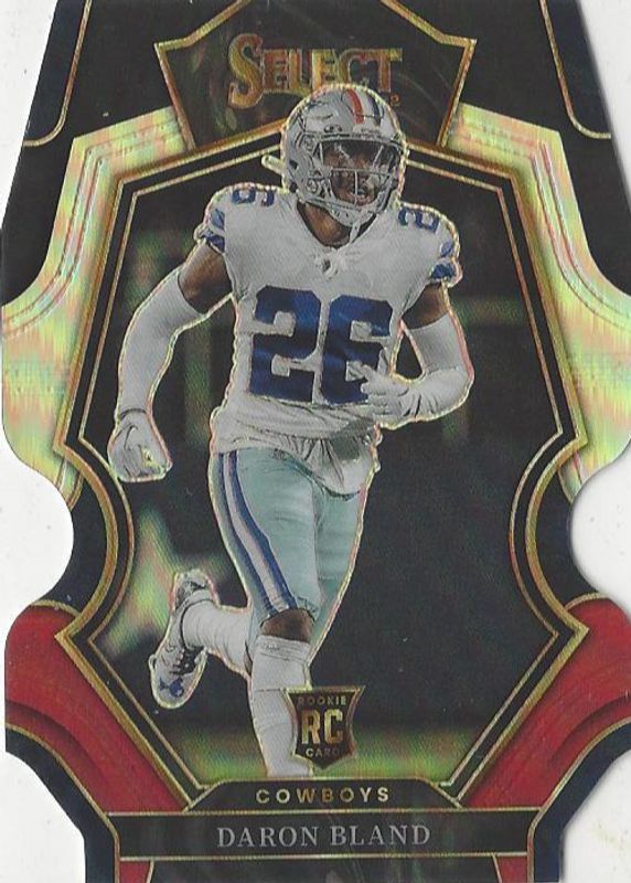 DaRon Bland 2022 Select #130 Premier Level Black & Red Die-Cut Rookie RAW