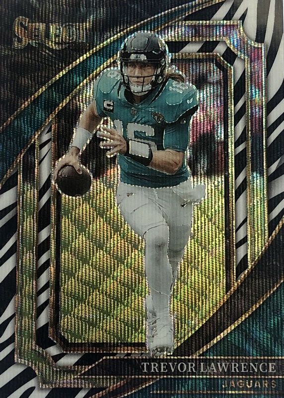 Trevor Lawrence 2022 Select #349 Suite Level Zebra /(SSP) RAW