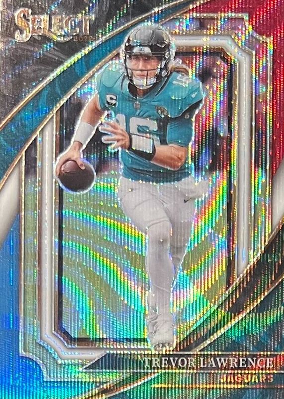 Trevor Lawrence 2022 Select #349 Suite Level Tri-Color /149 RAW