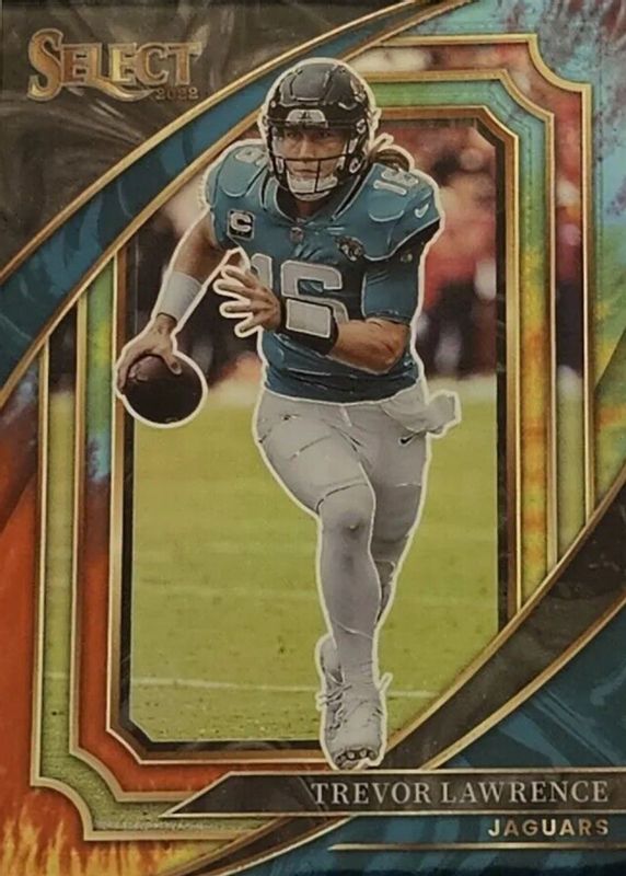 Trevor Lawrence 2022 Select #349 Suite Level Tie-Dye /25 RAW