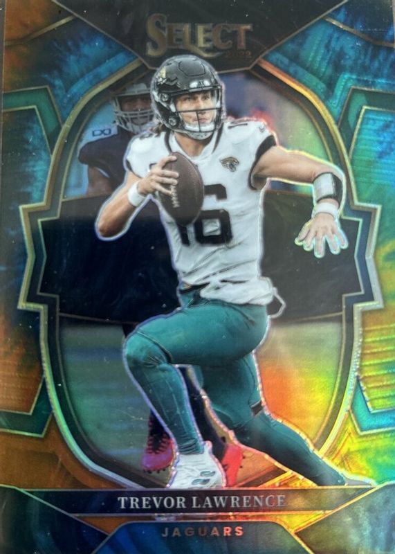 Trevor Lawrence 2022 Select #41 Concourse Tie-Dye /25 RAW