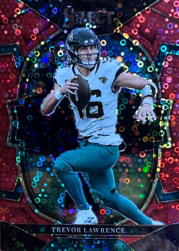 Trevor Lawrence 2021 Panini Prizm Orange Disco Autograph Rookie Card #331  PSA/DNA 10 (Green)