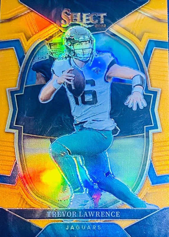 Trevor Lawrence 2022 Select #41 Concourse Orange /49 RAW