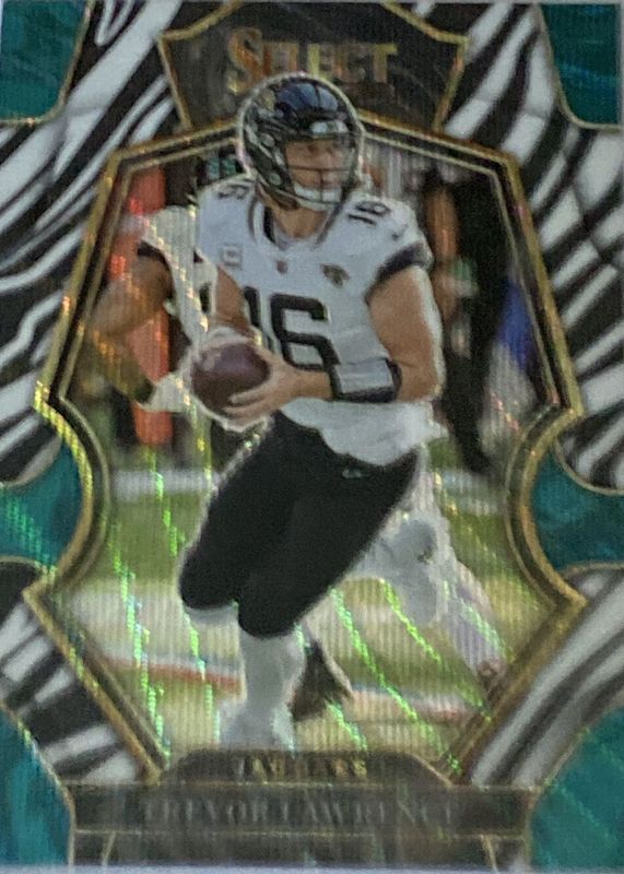 Trevor Lawrence 2022 Select #145 Premier Level Zebra /(SSP) BGS 9