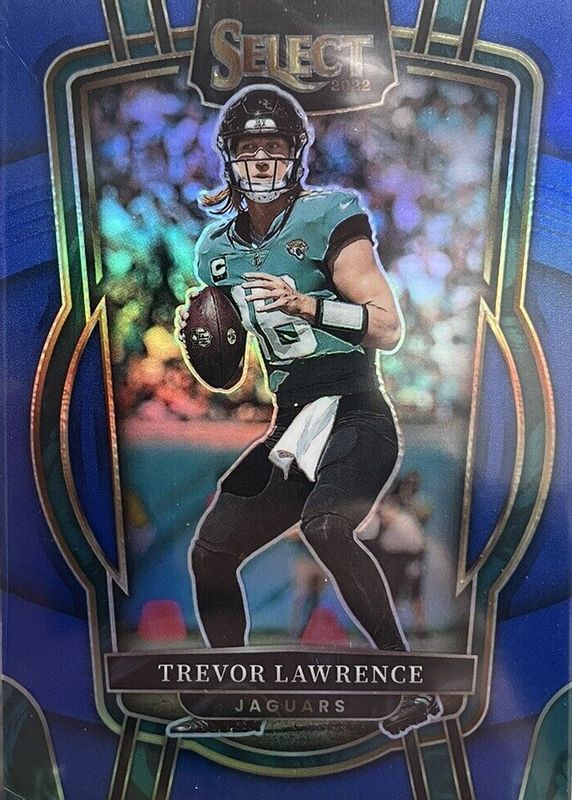 Trevor Lawrence 2022 Select #254 Club Level Blue /99 PSA 10