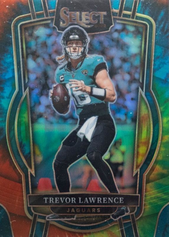 Trevor Lawrence 2022 Select #254 Club Level Tie-Dye /25 PSA 10