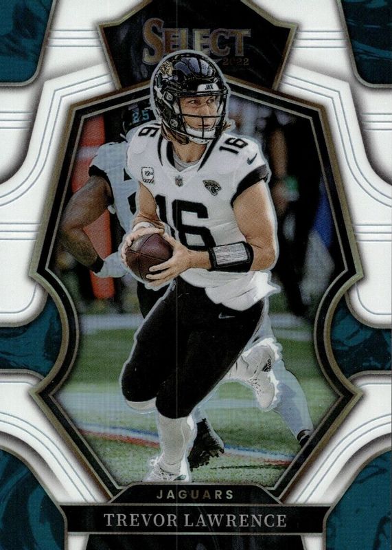 Trevor Lawrence 2022 Select #145 Premier Level White /35 BGS 9.5