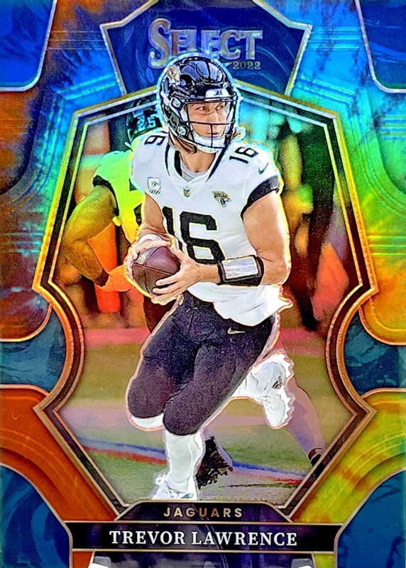 Trevor Lawrence 2022 Select #145 Premier Level Tie-Dye /25 PSA 9