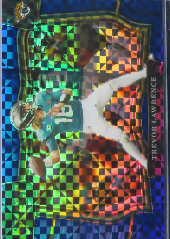 Trevor Lawrence 2022 Select #455 Field Level Blue /49 RAW