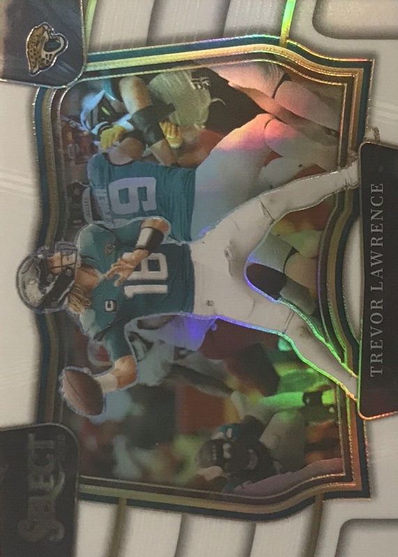 Trevor Lawrence 2022 Select #455 Field Level White /35 RAW