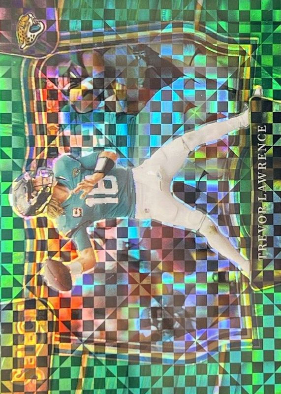 Trevor Lawrence 2022 Select #455 Field Level Green /5 RAW