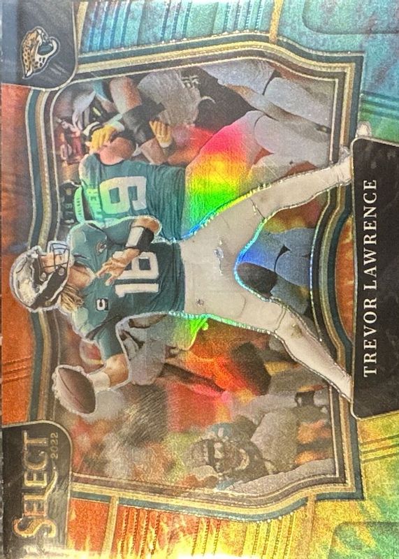 Trevor Lawrence 2022 Select #455 Field Level Tie-Dye /25 RAW