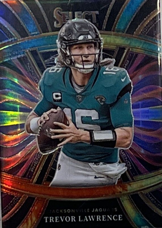 Trevor Lawrence 2022 Select #PHE-3 Phenomenon - Tie-Dye /25 BGS 9