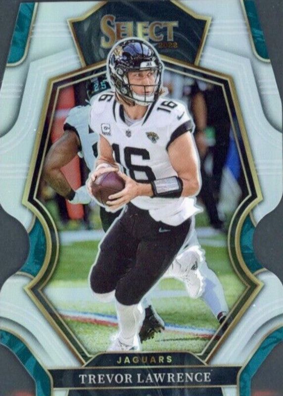 Trevor Lawrence 2022 Select #145 Premier Level Silver Die-Cut SGC 9.5