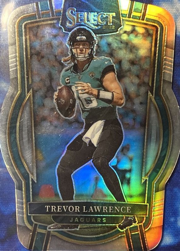 Trevor Lawrence 2022 Select #254 Club Level Silver Die-Cut RAW