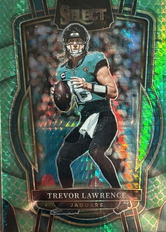 Trevor Lawrence 2022 Select #254 Club Level Dragon Scale /89 PSA 10