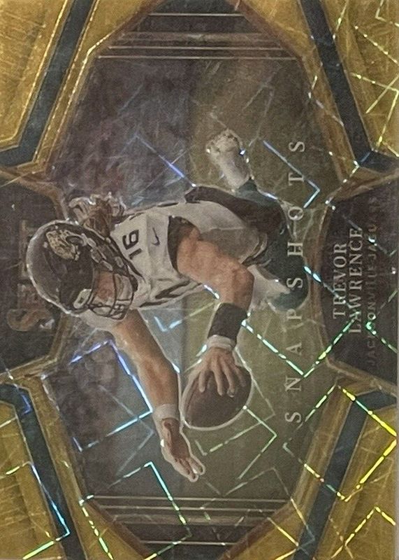 Trevor Lawrence 2022 Select #SS-18 Snapshots - Gold /10 SGC 10