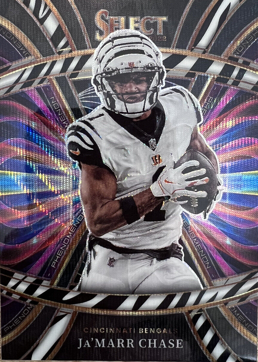 Ja'Marr Chase 2022 Select #PHE-11 Phenomenon - Zebra /(SSP) Price