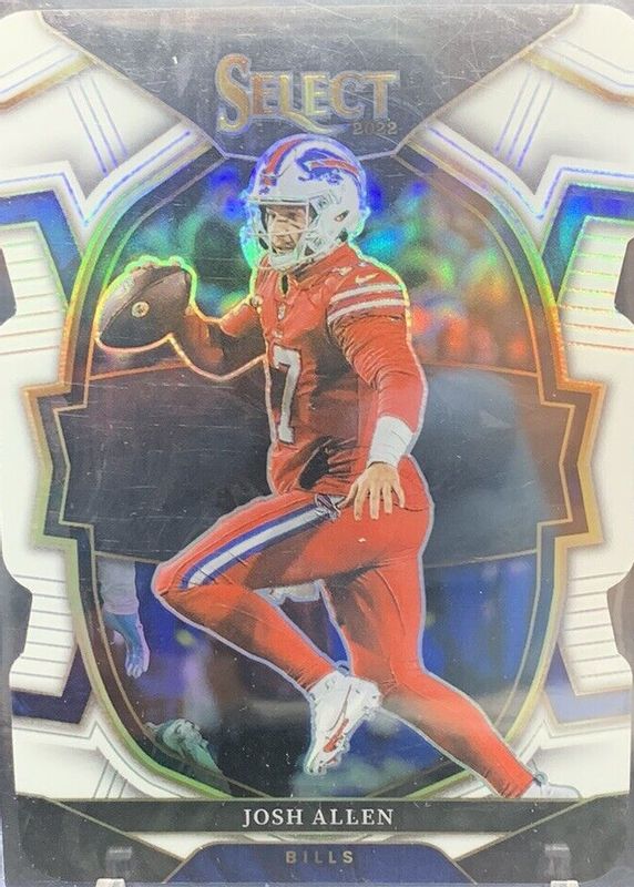 Josh Allen 2022 Select #97 Concourse White Die-Cut /99 PSA 10