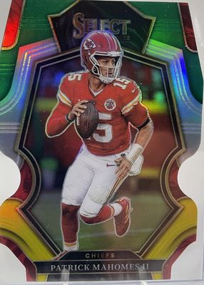 2022 Select #148 Premier Level Green & Yellow Die-Cut