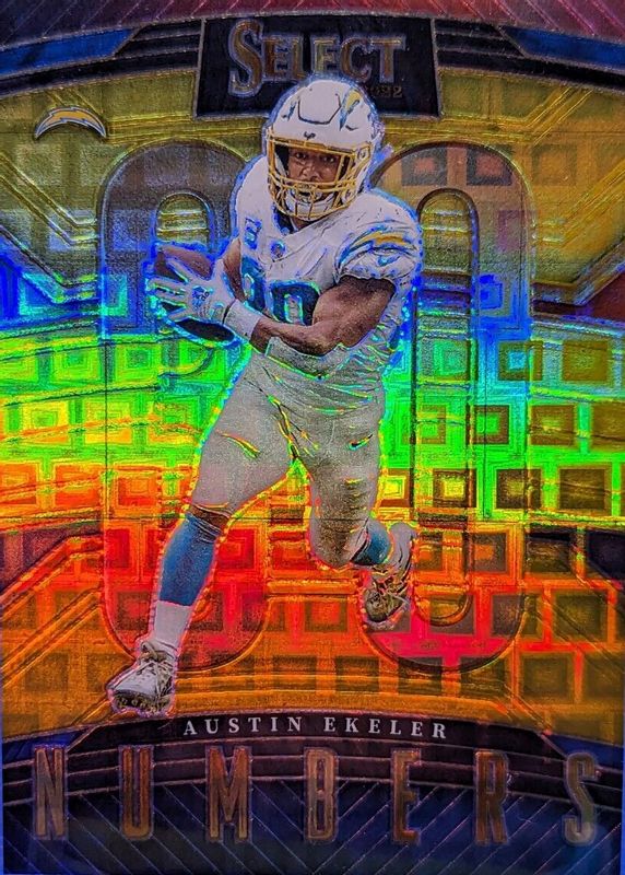Austin Ekeler 2022 Select Select Numbers Gold SN 14 Price Guide 
