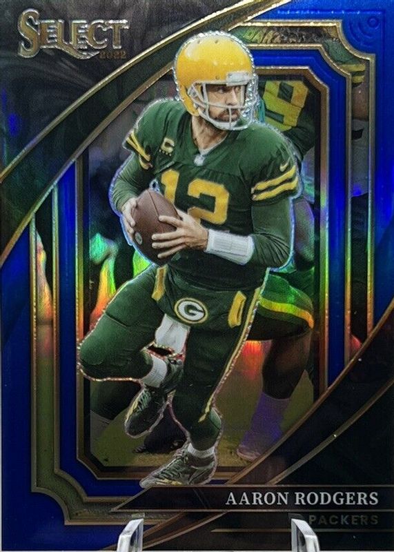 Aaron Rodgers 2022 Select #329 Suite Level Blue /99 PSA 9