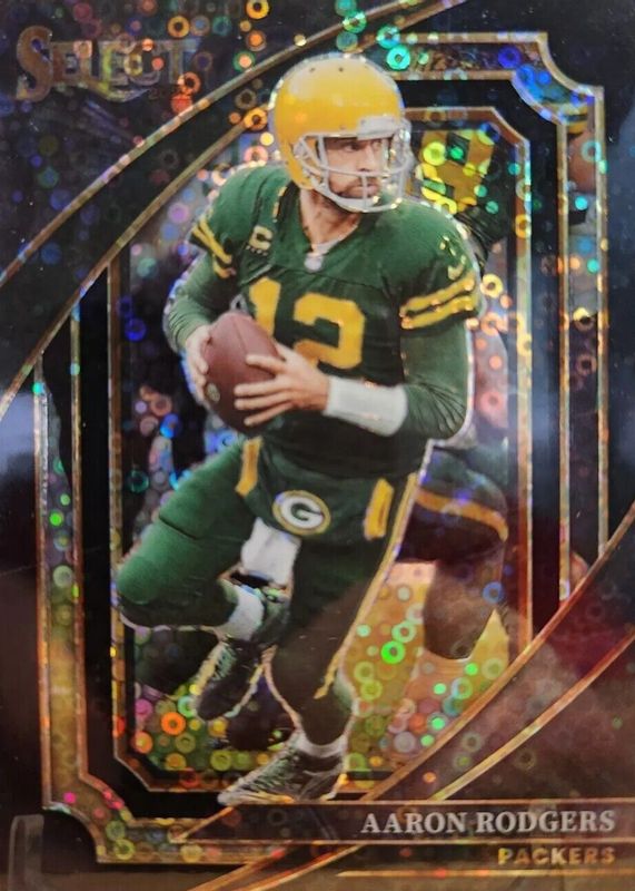 Aaron Rodgers 2022 Select #329 Suite Level Black Disco /1 PSA 10