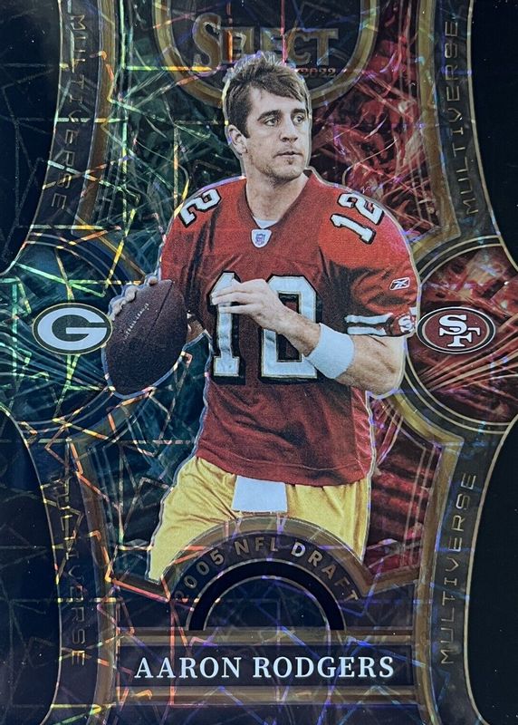 Aaron Rodgers 2022 Select #MV-AR Multiverse - Black /1 PSA 10