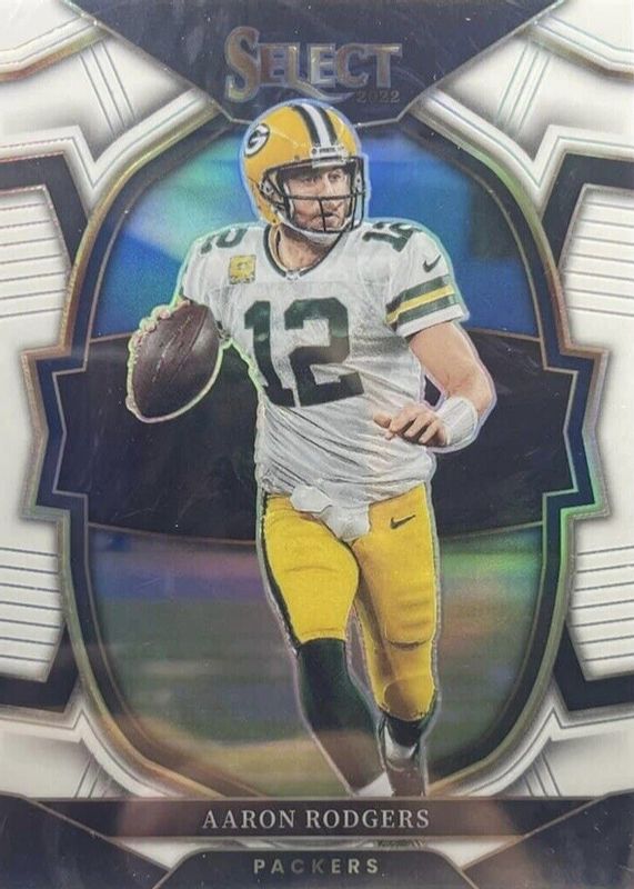 Aaron Rodgers 2022 Select #55 Concourse White /35 PSA 10