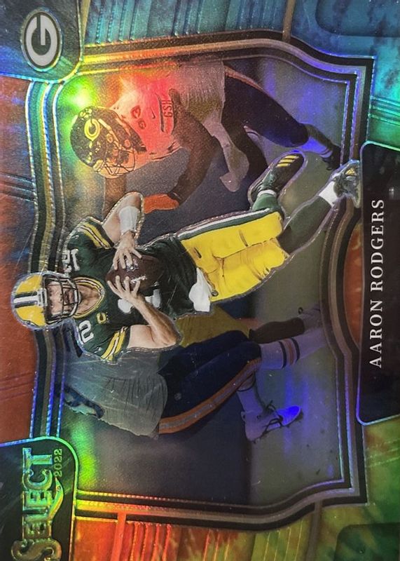 Aaron Rodgers 2022 Select #404 Field Level Tie-Dye /25 PSA 10