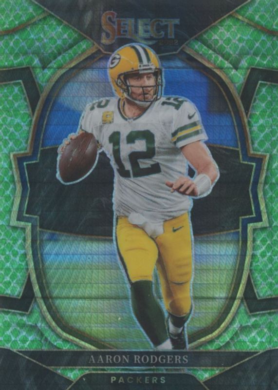 Aaron Rodgers 2022 Select #55 Concourse Dragon Scale /89 PSA 10