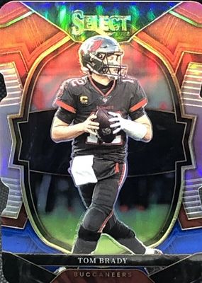 2022 Select #26 Concourse Red & Blue Die-Cut