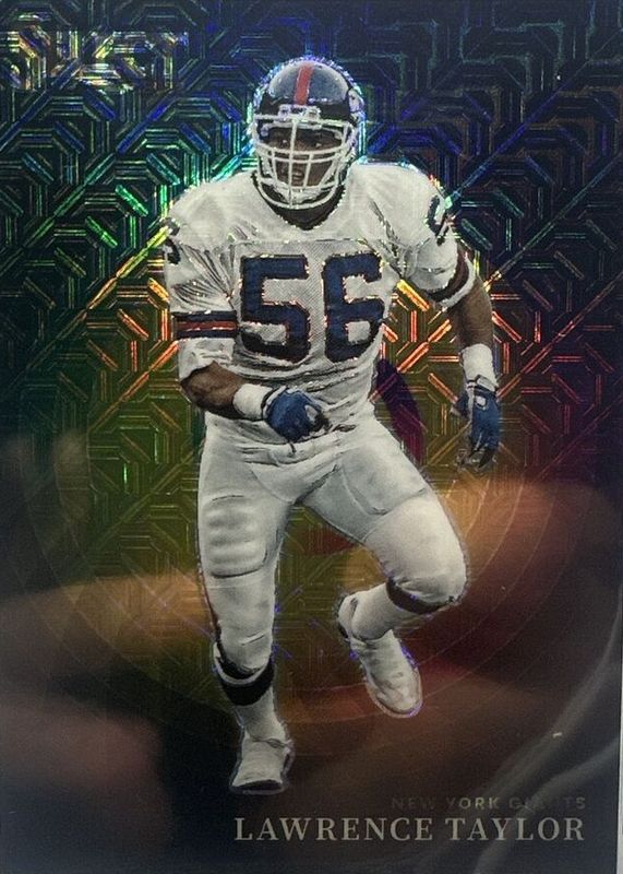 Lawrence Taylor 2022 Select #CW-15 Color Wheel - Gold /10 PSA 9