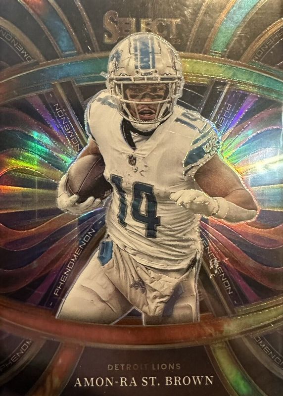 Amon-Ra St. Brown 2022 Select #PHE-13 Phenomenon - Tie-Dye /25 SGC 10