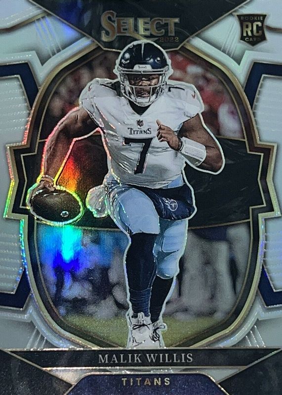 Malik Willis 2022 Select #38 Concourse Silver Rookie RAW