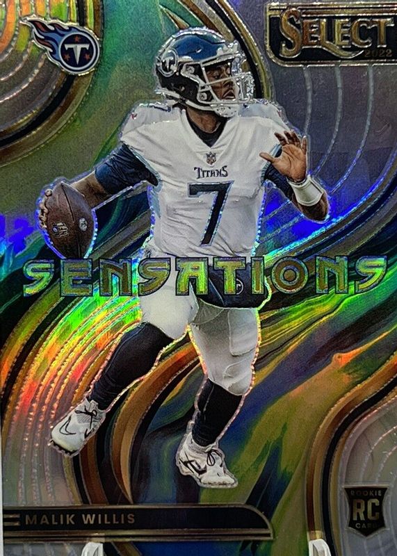 Malik Willis 2022 Select #SEN-21 Sensations - Silver Rookie RAW