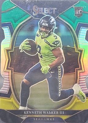 2022 Select #2 Concourse Green & Yellow Die-Cut