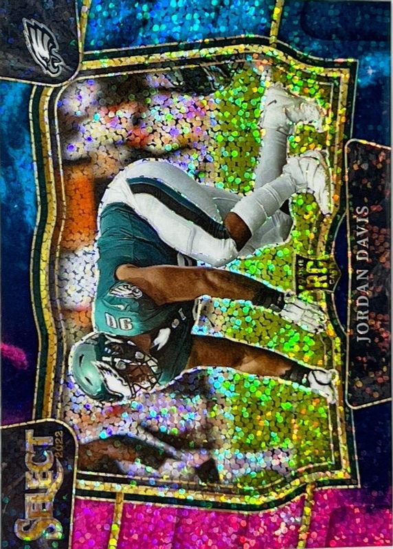 Jordan Davis 2022 Select #432 Field Level Cosmic /(SSP) Rookie SGC 10