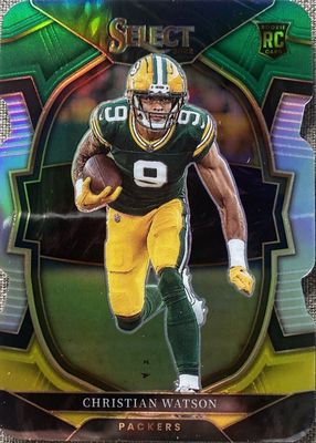 2022 Select #53 Concourse Green & Yellow Die-Cut