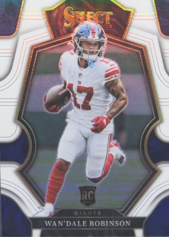 Wan'Dale Robinson 2022 Select #174 Premier Level White /35 Rookie RAW