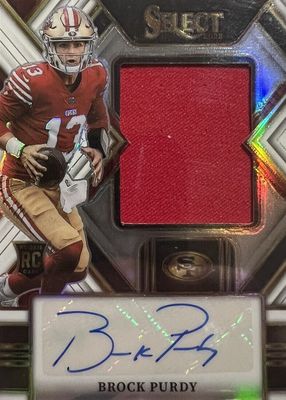 2022 Select #JRS-BP Jumbo Rookie Signature Swatches - White /75