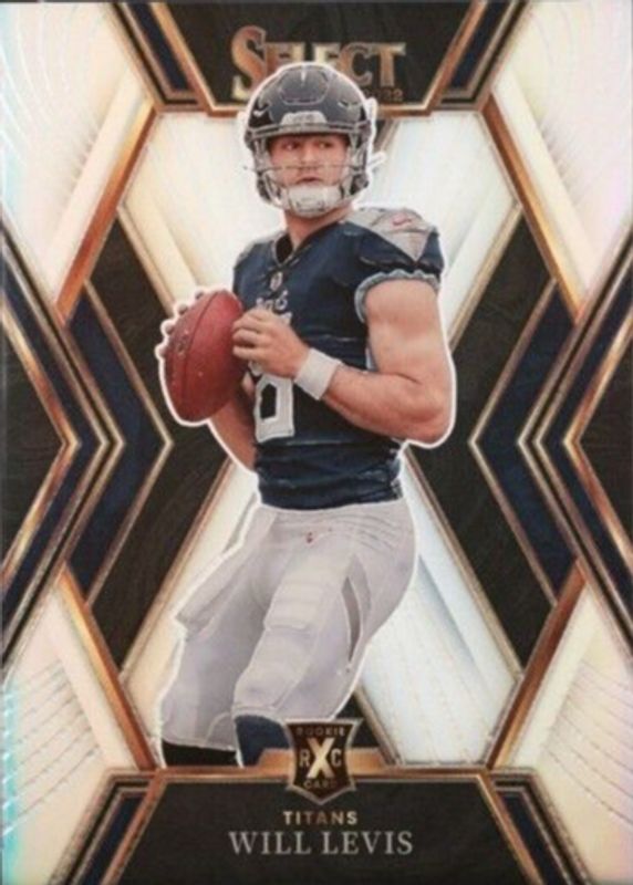 Will Levis 2022 Select #504 XRC Prizm PSA 8