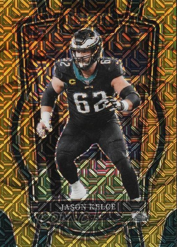 Jason Kelce 2022 Select #220 Club Level Gold /10 RAW