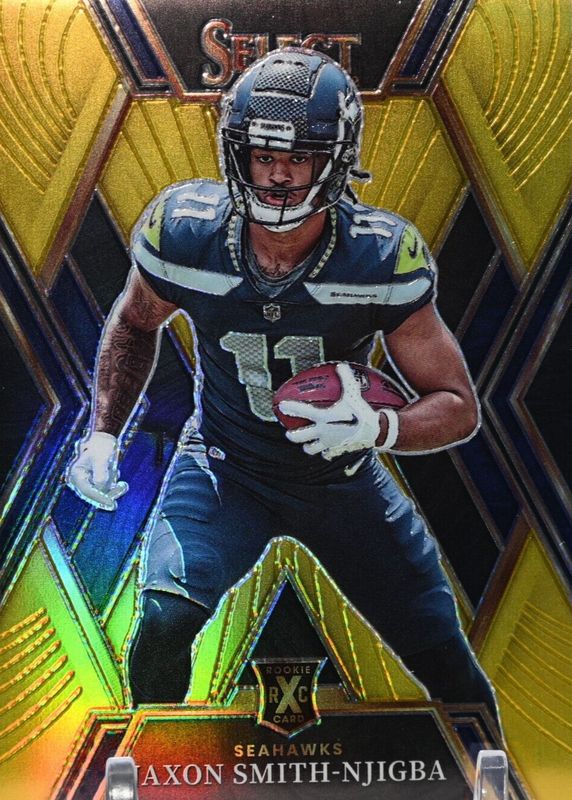Jaxon Smith-Njigba 2022 Select #510 XRC Prizm - Gold /10 RAW