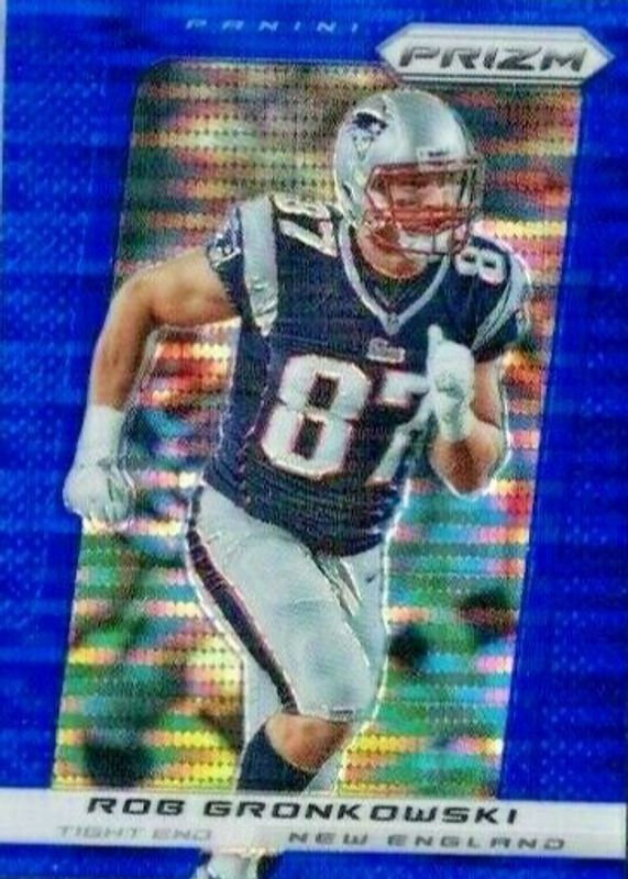 Rob Gronkowski 2013 Prizm #68 Blue Pulsar PSA 10