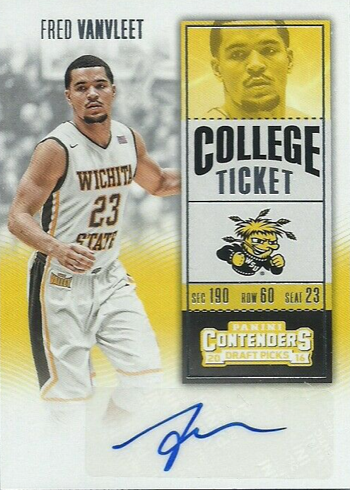 Fred VanVleet 2016 Contenders Draft Picks College Ticket Auto