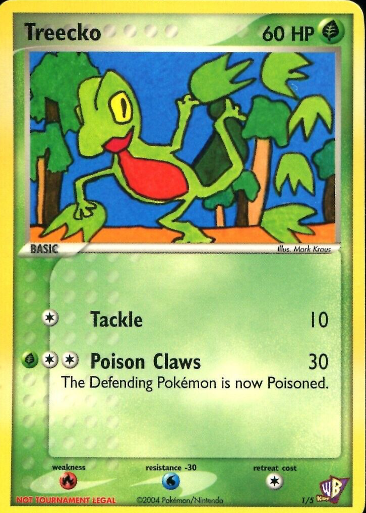 basic treecko pokemon card value (076/109) [First Partner Pack]  Plug holofoil pattern or surface detail) Treecko 020 - Reverse Holofoil