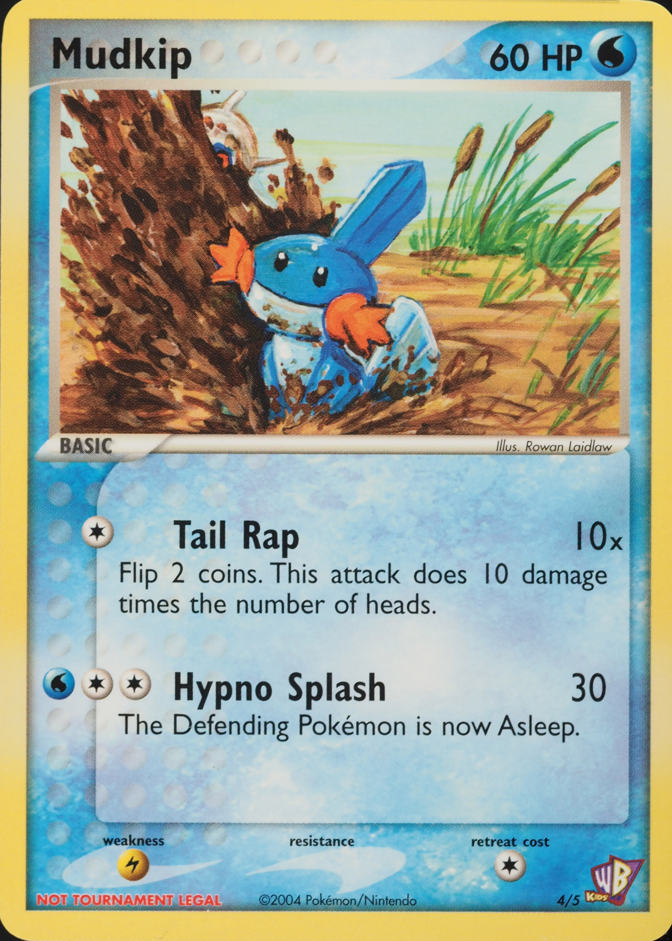 Mudkip 2004 Kids' WB! Poke Card Creator #4/5 Base Price Guide